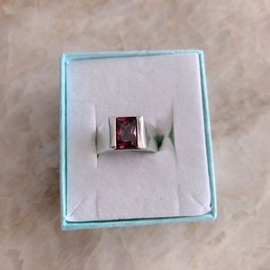 925 Sterling Silver Amethyst Ring